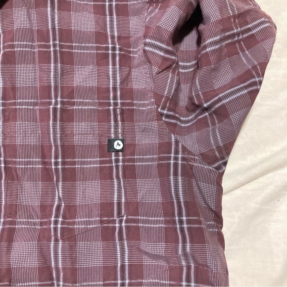 Marmot Eldridge Short-Sleeve Shirt in Whiskey Brown | UV Protection - Picture 13 of 16